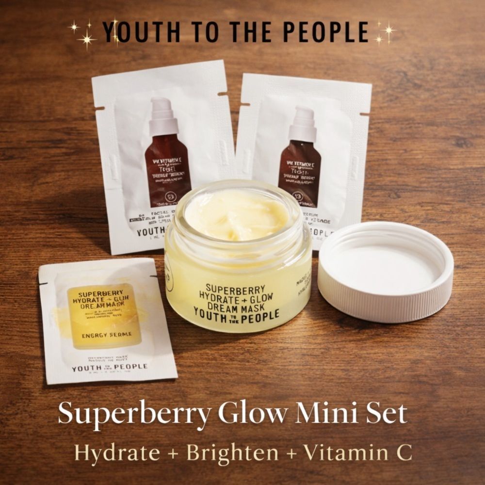 Youth to the People Superberry Hydrate + Glow Dream Mask Set